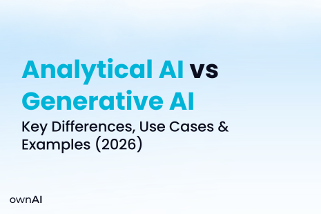 Analytical AI vs Generative AI: Key Differences, Use Cases & Examples (2026)