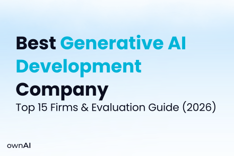 Best Generative AI Development Company: Top 15 Firms & Evaluation Guide (2026)